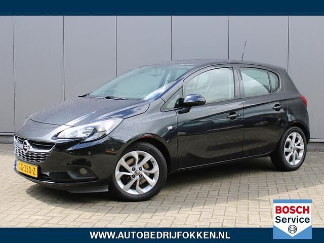 Zwart Gebruikt 2015 Opel Corsa Edition Hatchback | € 7.900 (Eerlijke prijs) - Afbeelding 1/1