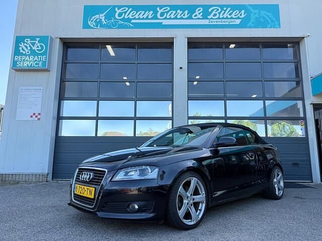 Zwart Gebruikt 2008 Audi A3 Cabriolet Attraction Cabriolet | € 3.950 (Super prijs) - Afbeelding 1/4