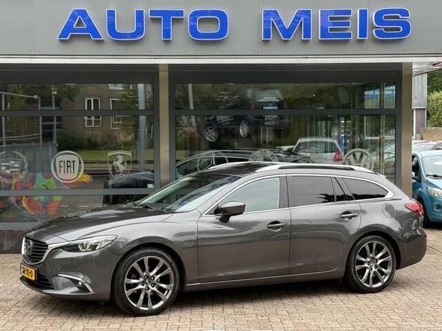 Grijs, metallic lak Gebruikt 2017 Mazda 6 Stationwagen | € 19.900 (Eerlijke prijs) - Afbeelding 1/4