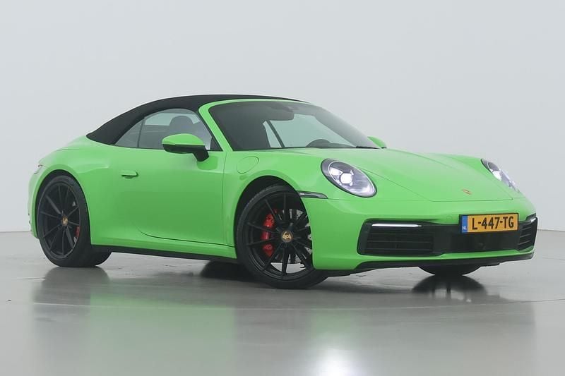 Groen Occasion 2019 Porsche 911 Carrera 4S Sport Cabriolet | € 139.700 (Goede deal) - Afbeelding 1/1