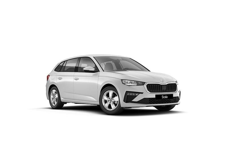 Moonwhite metallic Nieuw 2025 Skoda Scala Selection Hatchback | € 31.540 (Eerlijke prijs) - Afbeelding 1/4