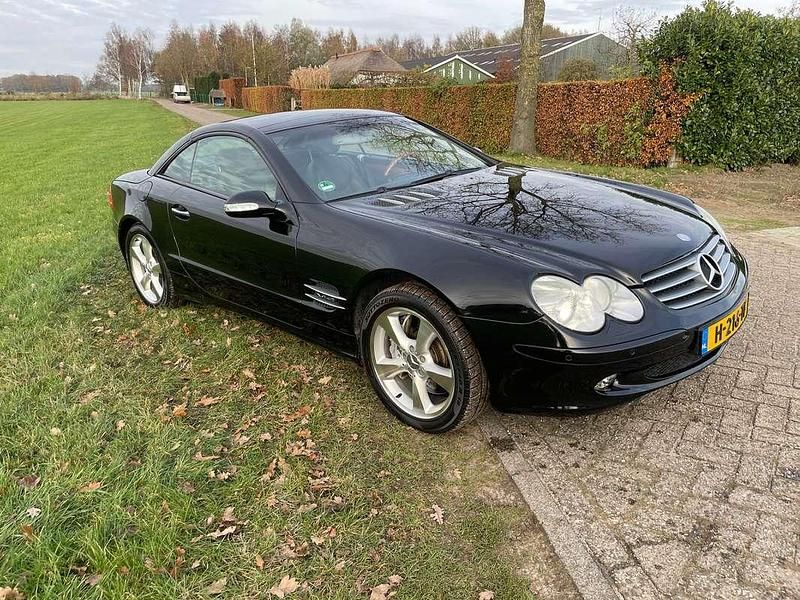 Occasion Mercedes SL600 500 PK (367 kW) 2003 Zwart (metallic) Cabriolet