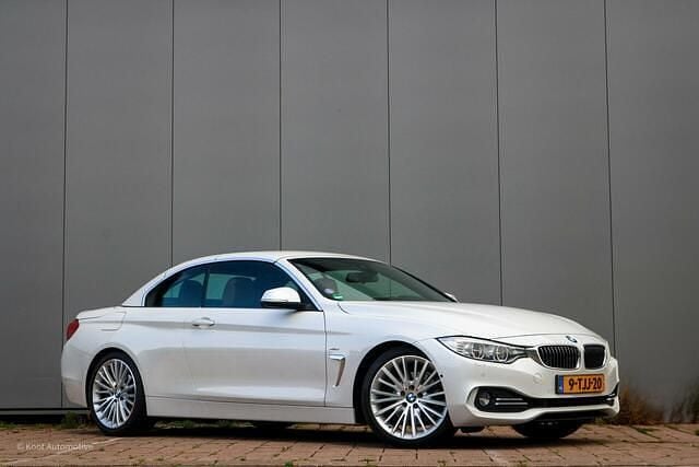 Wit, metallic lak Gebruikt 2014 BMW 428 Executive Cabriolet | € 24.940 (Eerlijke prijs) - Afbeelding 1/4