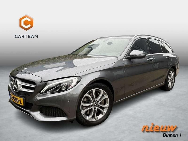 Grijs Gebruikt 2016 Mercedes C350e Edition Stationwagen | € 12.750 (Eerlijke prijs) - Afbeelding 1/4