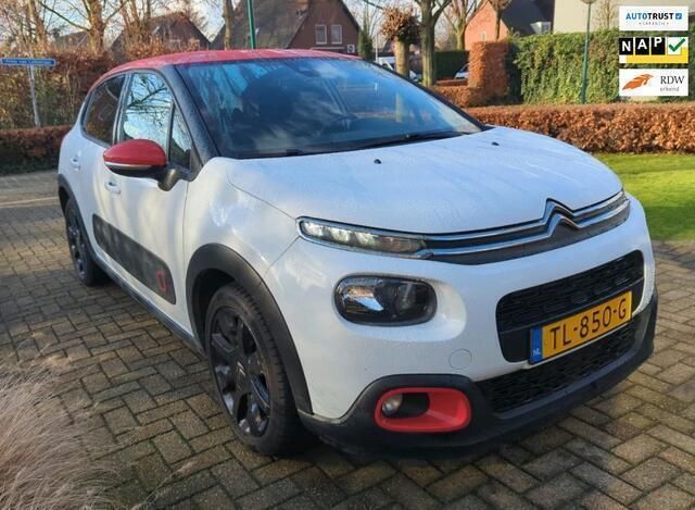Wit Gebruikt 2018 Citroën C3 PureTech Hatchback | € 9.344 (Eerlijke prijs) - Afbeelding 1/4
