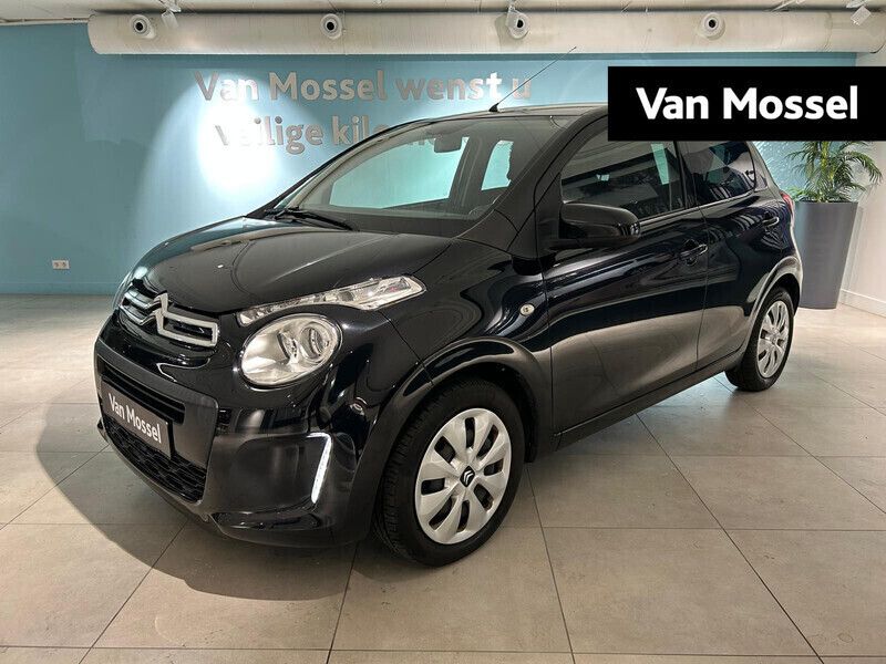 Zwart Gebruikt 2020 Citroën C1 Feel Hatchback | € 8.740 (Eerlijke prijs) - Afbeelding 1/4