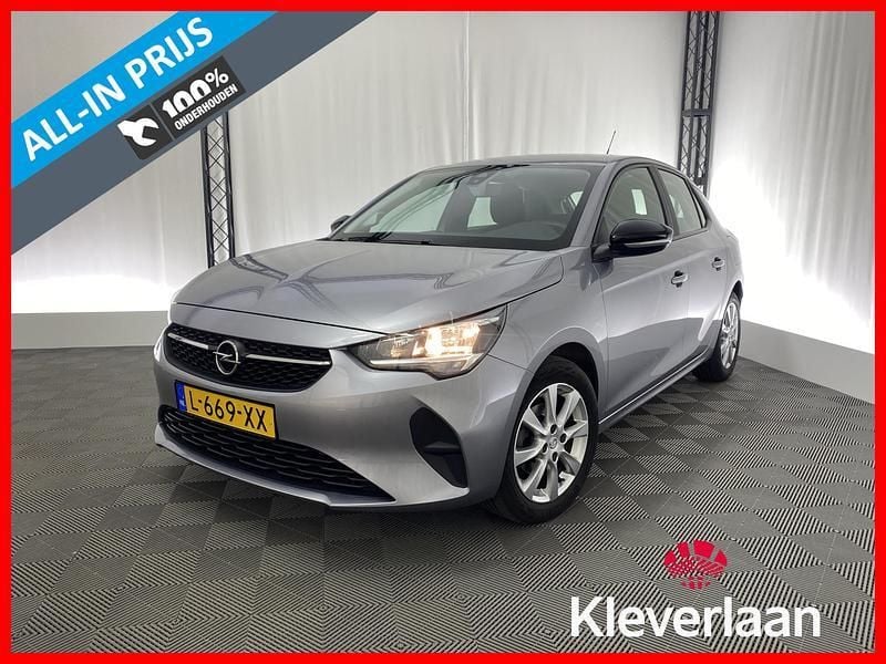Grijs Gebruikt 2021 Opel Corsa Edition Hatchback | € 13.995 (Eerlijke prijs) - Afbeelding 1/4