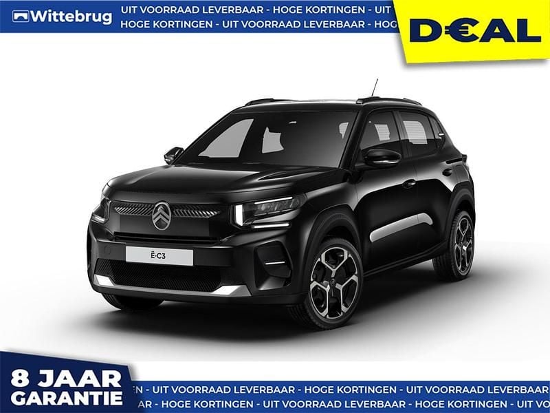 Zwart, metallic lak Nieuw 2025 Citroën e-C3 Aircross SUV | € 26.888 (Super prijs) - Afbeelding 1/4