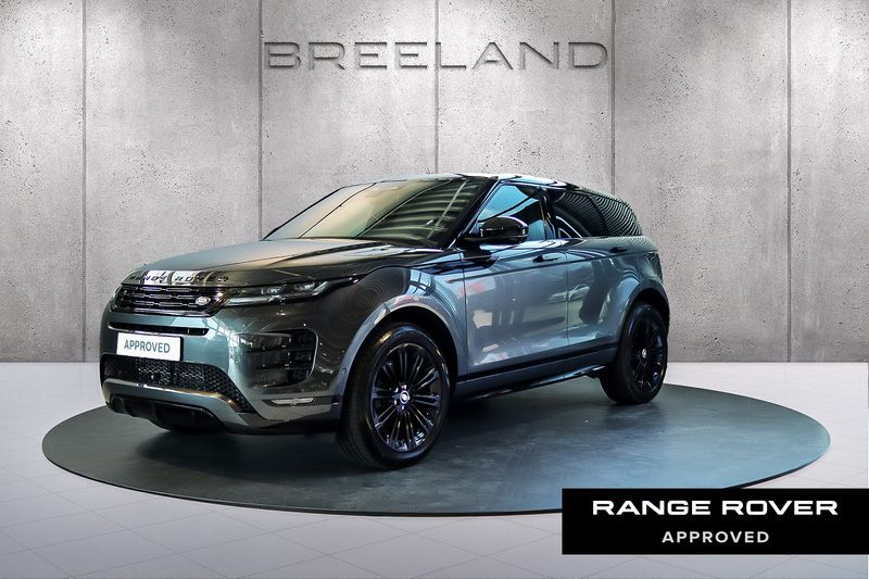 Carpathian grey (donker grijs metallic)zwart Gebruikt 2024 Land Rover Range Rover evoque SE Dynamic SUV | € 63.900 (Eerlijke prijs) - Afbeelding 1/4