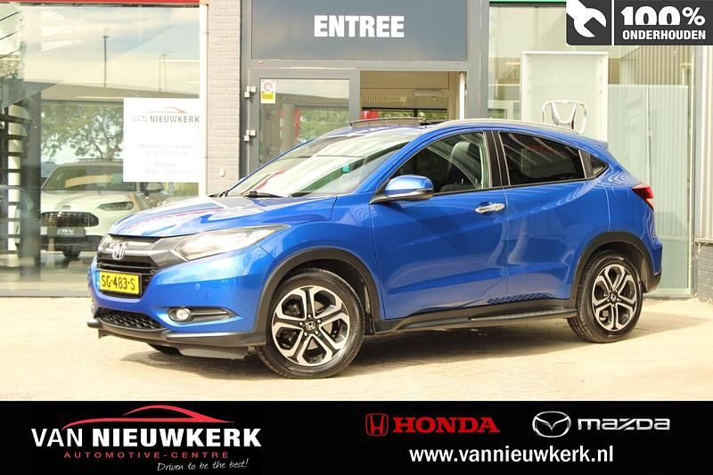 Blauw Gebruikt 2018 Honda HR-V Executive SUV | € 15.900 (Eerlijke prijs) - Afbeelding 1/4