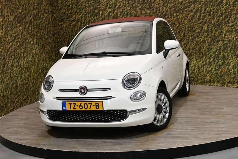 Wit Gebruikt 2016 Fiat 500C Cabriolet | € 12.250 (Eerlijke prijs) - Afbeelding 1/3