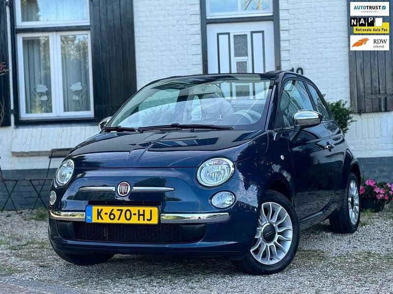 Blauw Gebruikt 2014 Fiat 500 Pop Hatchback | € 8.650 (Iets duurder) - Afbeelding 1/4