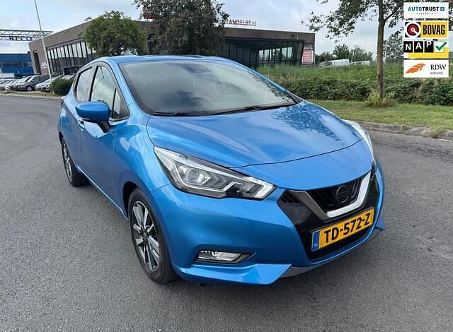Blauw Gebruikt 2018 Nissan Micra N-Connecta Hatchback | € 10.950 (Eerlijke prijs) - Afbeelding 1/4