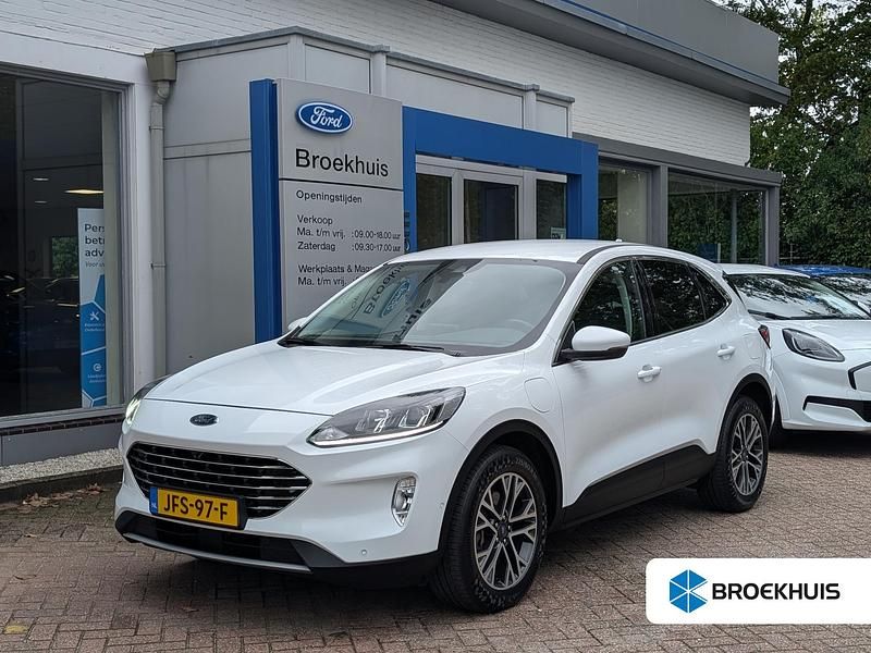 Wit Gebruikt 2021 Ford Kuga Titanium SUV | € 24.695 (Goede deal) - Afbeelding 1/4
