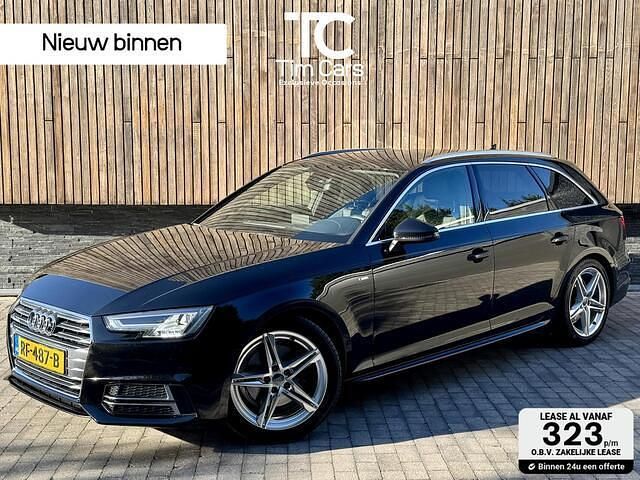 Zwart Gebruikt 2017 Audi A4 S-Line Stationwagen | € 19.750 (Eerlijke prijs) - Afbeelding 1/4