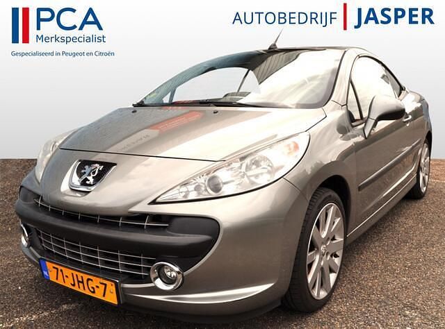 Grijs, metallic lak Occasion 2009 Peugeot 207 CC Cabriolet | € 3.850 (Duur) - Afbeelding 1/4