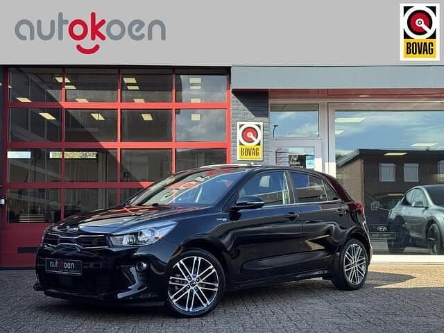 Zwart Gebruikt 2018 Kia Rio GT-Line Hatchback | € 14.750 (Eerlijke prijs) - Afbeelding 1/4