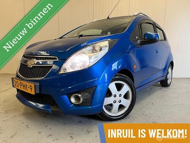 Blauw Occasion 2011 Chevrolet Spark LT Hatchback | € 2.250 (Eerlijke prijs) - Afbeelding 1/4