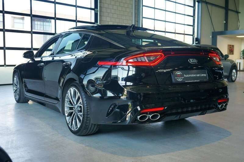 Occasion Kia Stinger GT-Line 256 PK (188 kW) 2018 Zwart, metallic lak Hatchback