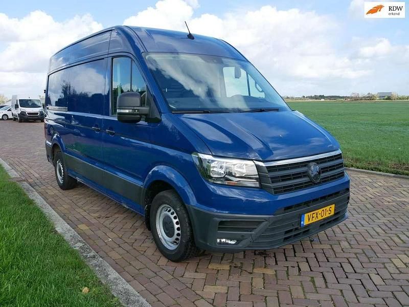 Blauw Gebruikt 2020 VW Crafter Highline Van | € 11.999 - Afbeelding 1/3