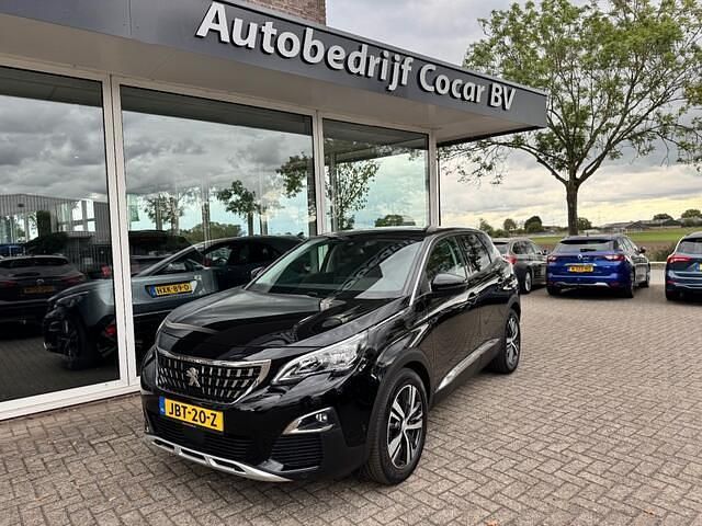 Zwart Gebruikt 2019 Peugeot 3008 Allure SUV | € 20.500 (Eerlijke prijs) - Afbeelding 1/4