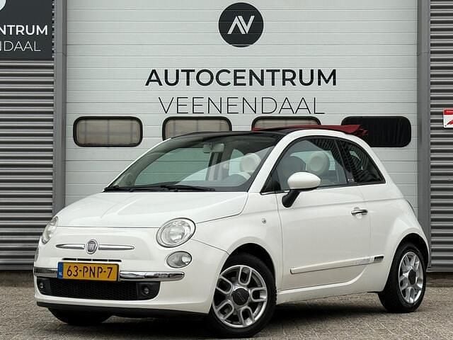 Wit Gebruikt 2011 Fiat 500C Lounge Cabriolet | € 4.950 (Goede deal) - Afbeelding 1/4