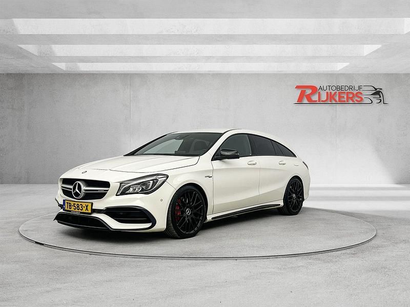 Wit Gebruikt 2017 Mercedes CLA45 AMG Ambition Stationwagen | € 27.999 (Eerlijke prijs) - Afbeelding 1/4