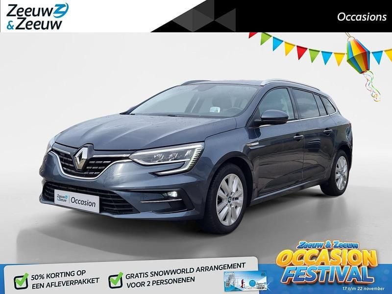 Grijs Gebruikt 2022 Renault Mégane GrandTour Intens Stationwagen | € 19.953 (Eerlijke prijs) - Afbeelding 1/4