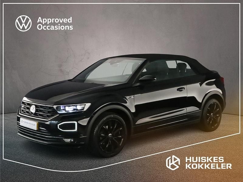 Zwart Occasion 2021 VW T-Roc Cabriolet R-line Cabriolet | € 30.900 (Eerlijke prijs) - Afbeelding 1/4