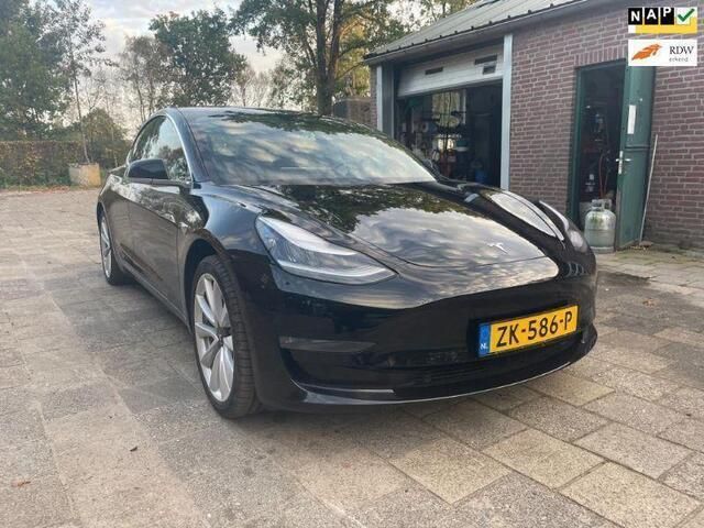 Occasion Tesla Model 3 Long Range RWD 258 kW (351 PK) 2019 Zwart Sedan