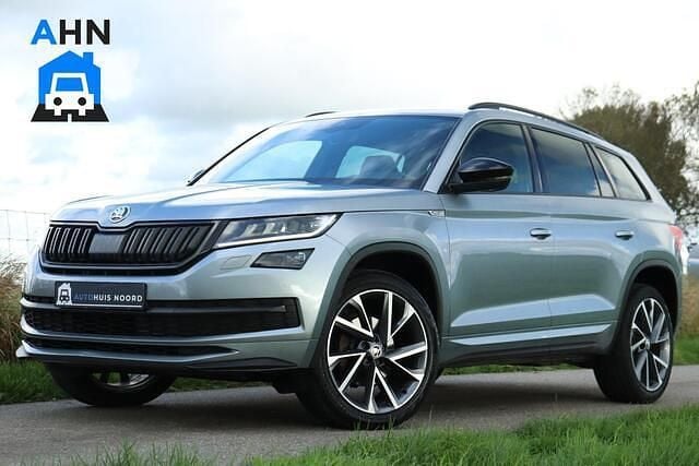 Grijs Gebruikt 2018 Skoda Kodiaq SportLine SUV | € 24.995 (Goede deal) - Afbeelding 1/4
