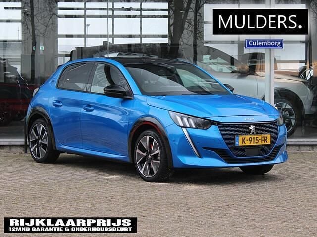 Blauw Occasion 2020 Peugeot e-208 GTi Hatchback | € 14.945 (Eerlijke prijs) - Afbeelding 1/3