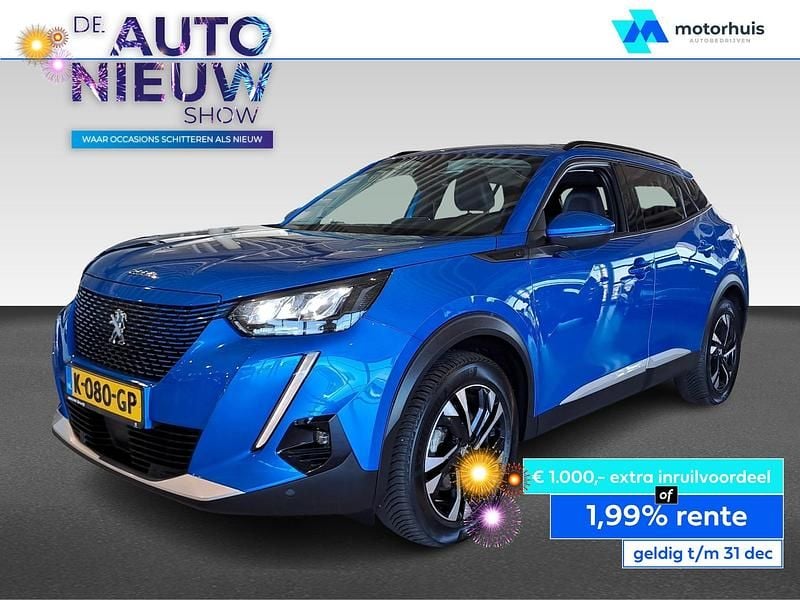 Blauw Gebruikt 2020 Peugeot e-2008 Allure SUV | € 14.925 - Afbeelding 1/4