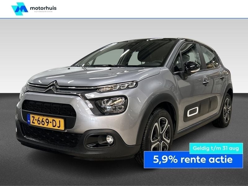 Grijs Gebruikt 2022 Citroën C3 Feel Hatchback | € 13.945 (Goede deal) - Afbeelding 1/4