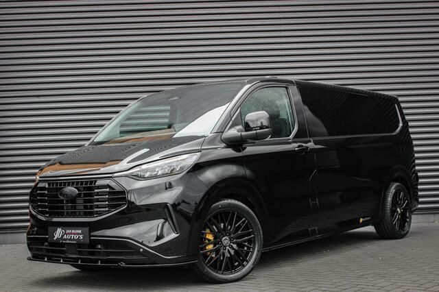 Zwart Nieuw 2024 Ford Transit Custom Limited Van | € 41.945 (Eerlijke prijs) - Afbeelding 1/4
