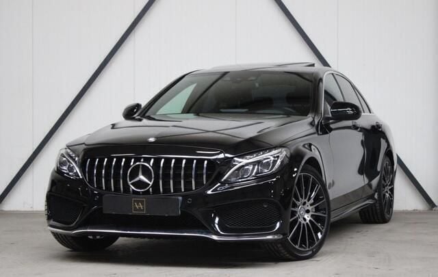 Zwart, metallic lak Gebruikt 2014 Mercedes C250 AMG line Sedan | € 23.999 (Iets duurder) - Afbeelding 1/4