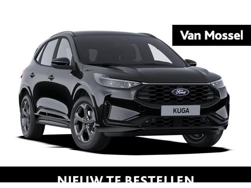 Zwart Nieuw 2024 Ford Kuga ST-Line SUV | € 46.090 (Iets duurder) - Afbeelding 1/4