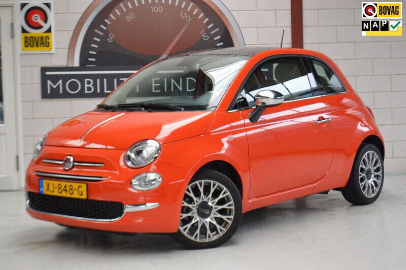 Oranje Gebruikt 2018 Fiat 500 Hatchback | € 10.880 (Eerlijke prijs) - Afbeelding 1/4