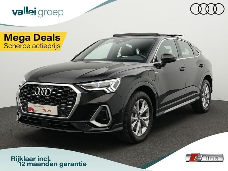 Zwart Gebruikt 2021 Audi Q3 Sportback S-Line SUV | € 34.700 (Super prijs) - Afbeelding 1/4