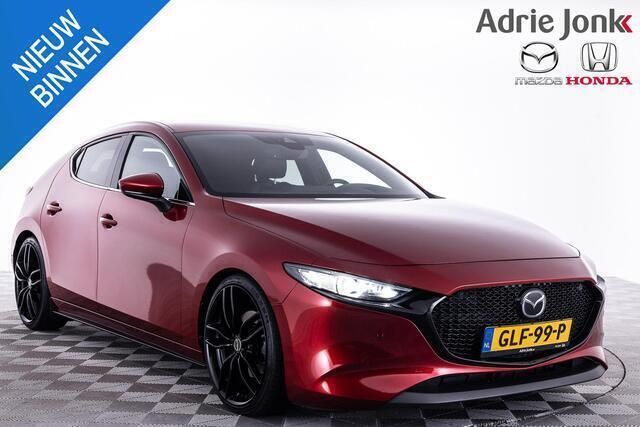 Rood Gebruikt 2020 Mazda 3 Luxury Hatchback | € 23.839 (Eerlijke prijs) - Afbeelding 1/4