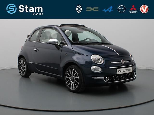 Blauw Occasion 2020 Fiat 500C Star Cabriolet | € 13.790 (Eerlijke prijs) - Afbeelding 1/4