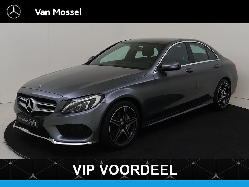 Grijs Gebruikt 2017 Mercedes C180 Sport Edition Sedan | € 24.945 (Eerlijke prijs) - Afbeelding 1/4
