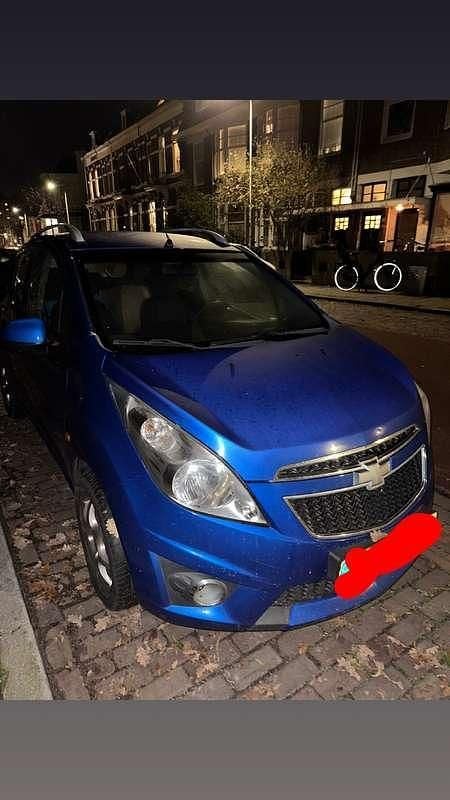 Blauw Gebruikt 2010 Chevrolet Spark LT Hatchback | € 1.800 (Eerlijke prijs) - Afbeelding 1/4