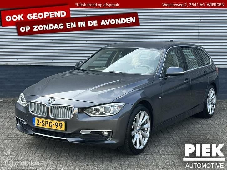 Grijs, metallic lak Gebruikt 2013 BMW 316 Executive Stationwagen | € 9.999 (Goede deal) - Afbeelding 1/3