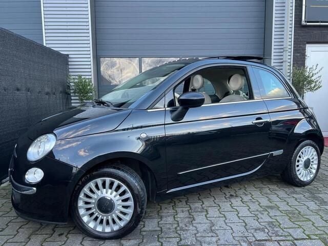 Zwart Gebruikt 2009 Fiat 500 Hatchback | € 6.250 (Iets duurder) - Afbeelding 1/4