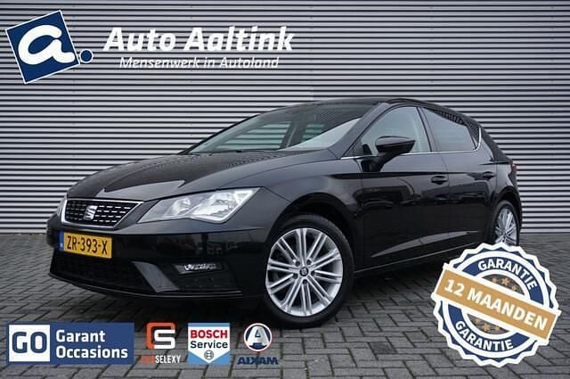 Zwart (metallic) Gebruikt 2017 Seat Leon Hatchback | € 12.880 (Eerlijke prijs) - Afbeelding 1/4