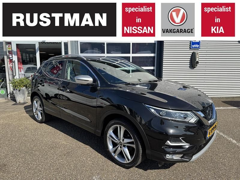 Zwart Gebruikt 2019 Nissan Qashqai N-Motion SUV | € 19.450 (Eerlijke prijs) - Afbeelding 1/4