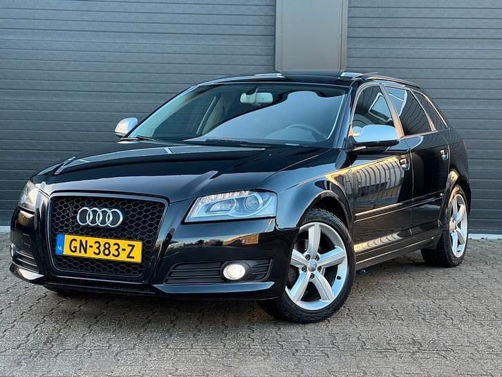 Zwart Gebruikt 2009 Audi A3 S-Line Stationwagen | € 4.250 (Eerlijke prijs) - Afbeelding 1/4