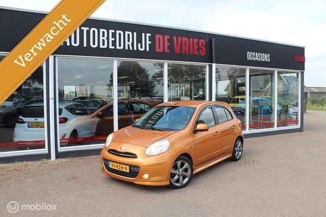 Oranje Gebruikt 2011 Nissan Micra S Hatchback | € 4.750 (Eerlijke prijs) - Afbeelding 1/4