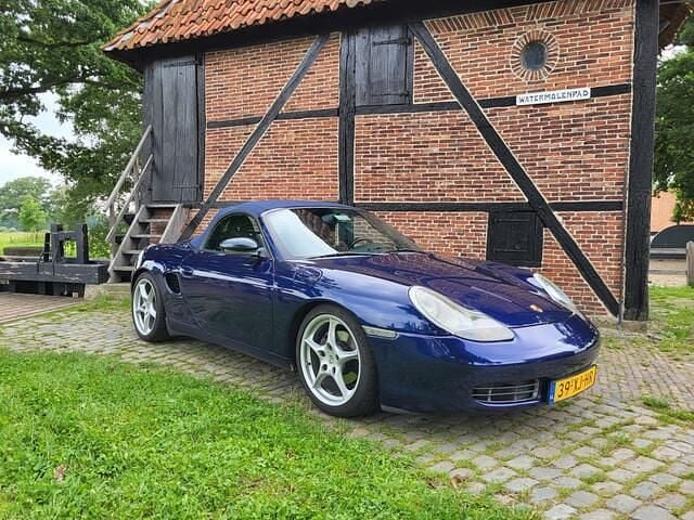 Occasion Porsche Boxster 221 PK (162 kW) 2001 Blauw Cabriolet